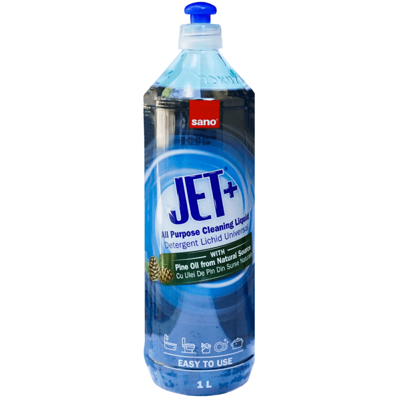 Detergent universal gel Sano Jet cu Ulei de Pin 1 litru
